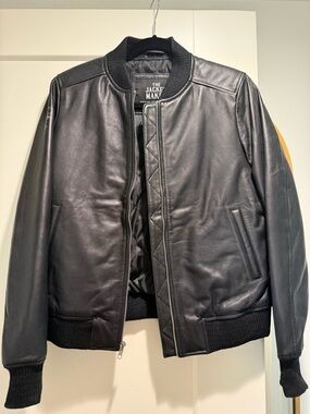 Women's Black Bomber Jacket - Sleek Luxe Style